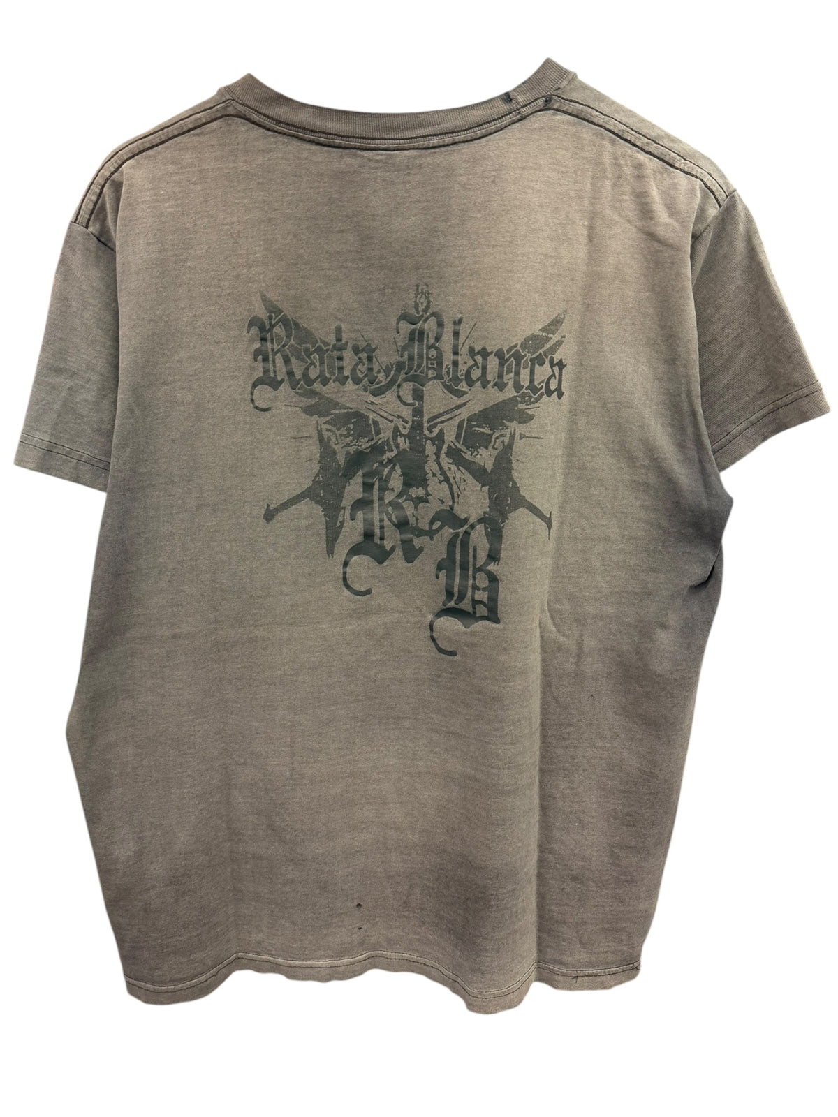 Vintage 2000s Rata Blanca Band Faded Shirt Large