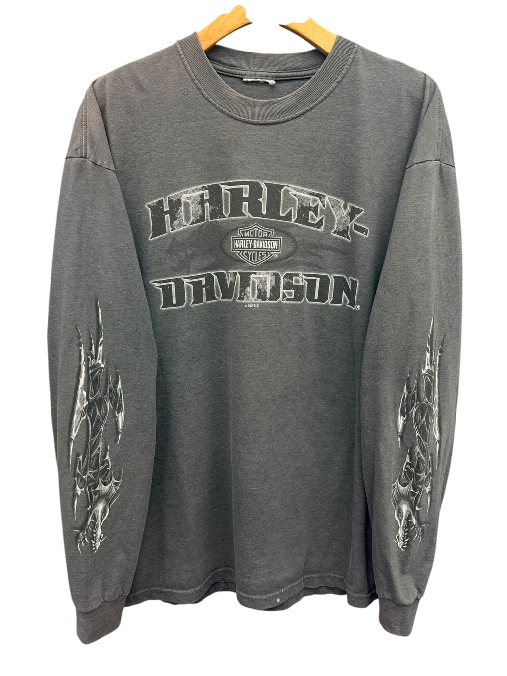Vintage 2000s Harley Davidson El Paso TX Long Sleeve Graphic Shirt XL