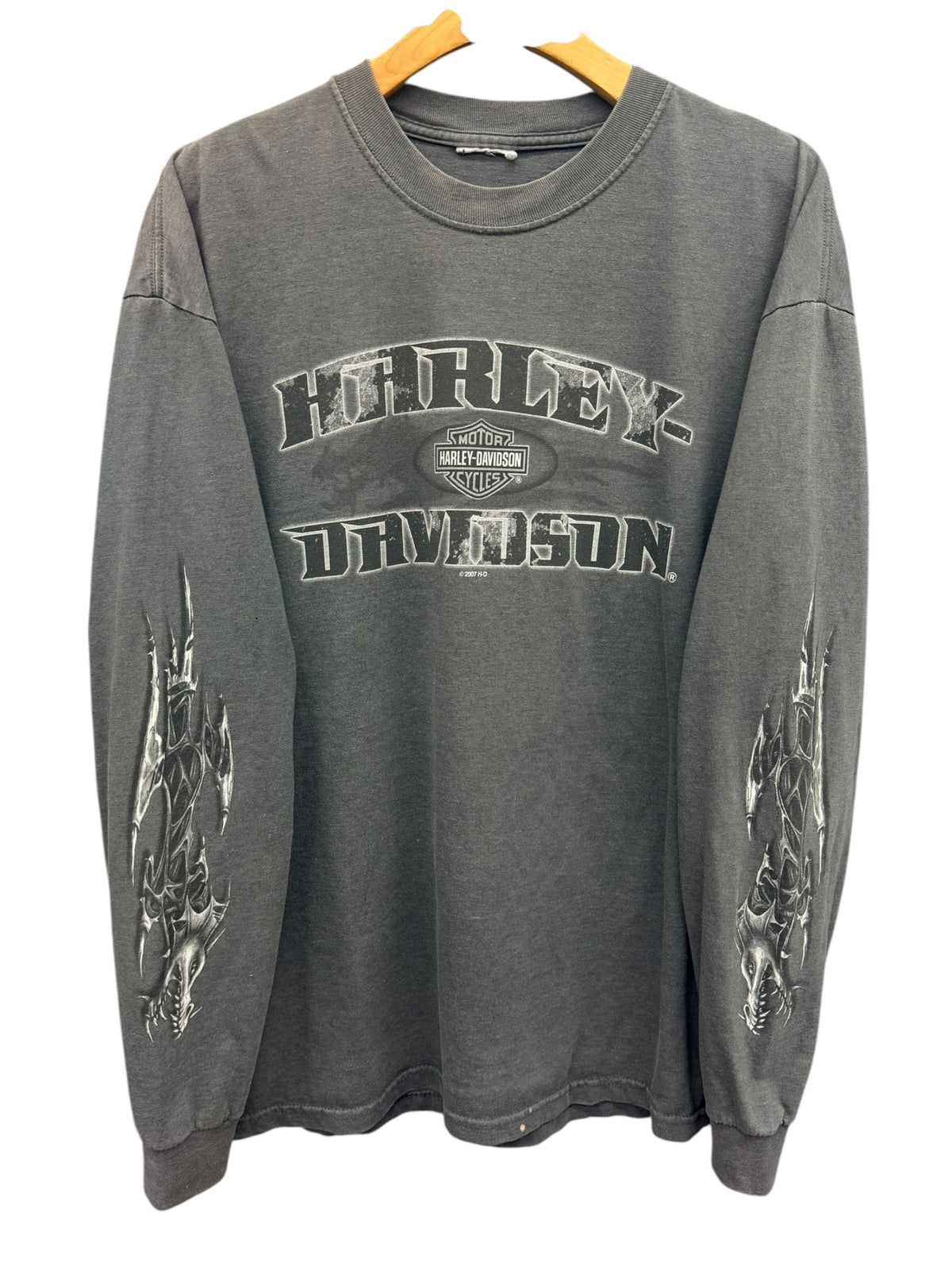 Vintage 2000s Harley Davidson El Paso TX Long Sleeve Graphic Shirt XL