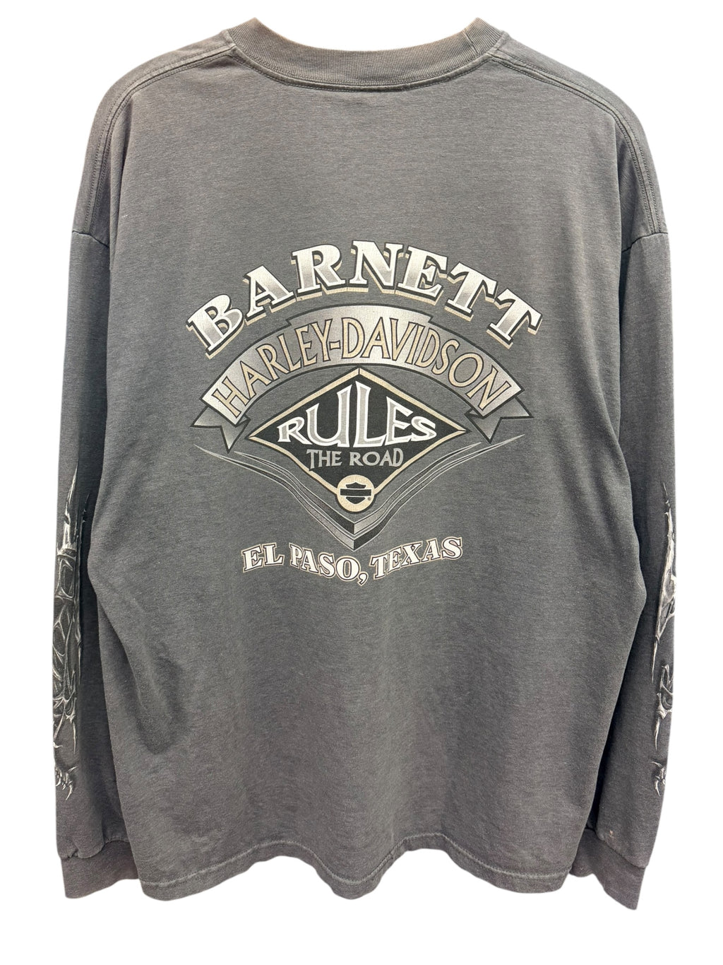 Vintage 2000s Harley Davidson El Paso TX Long Sleeve Graphic Shirt XL