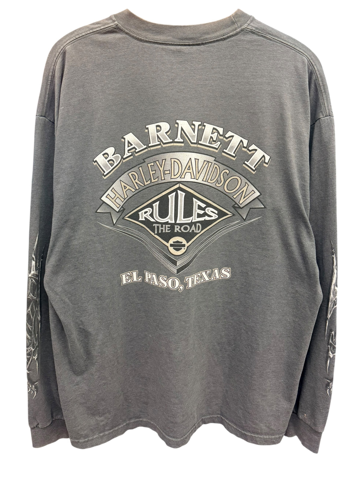 Vintage 2000s Harley Davidson El Paso TX Long Sleeve Graphic Shirt XL