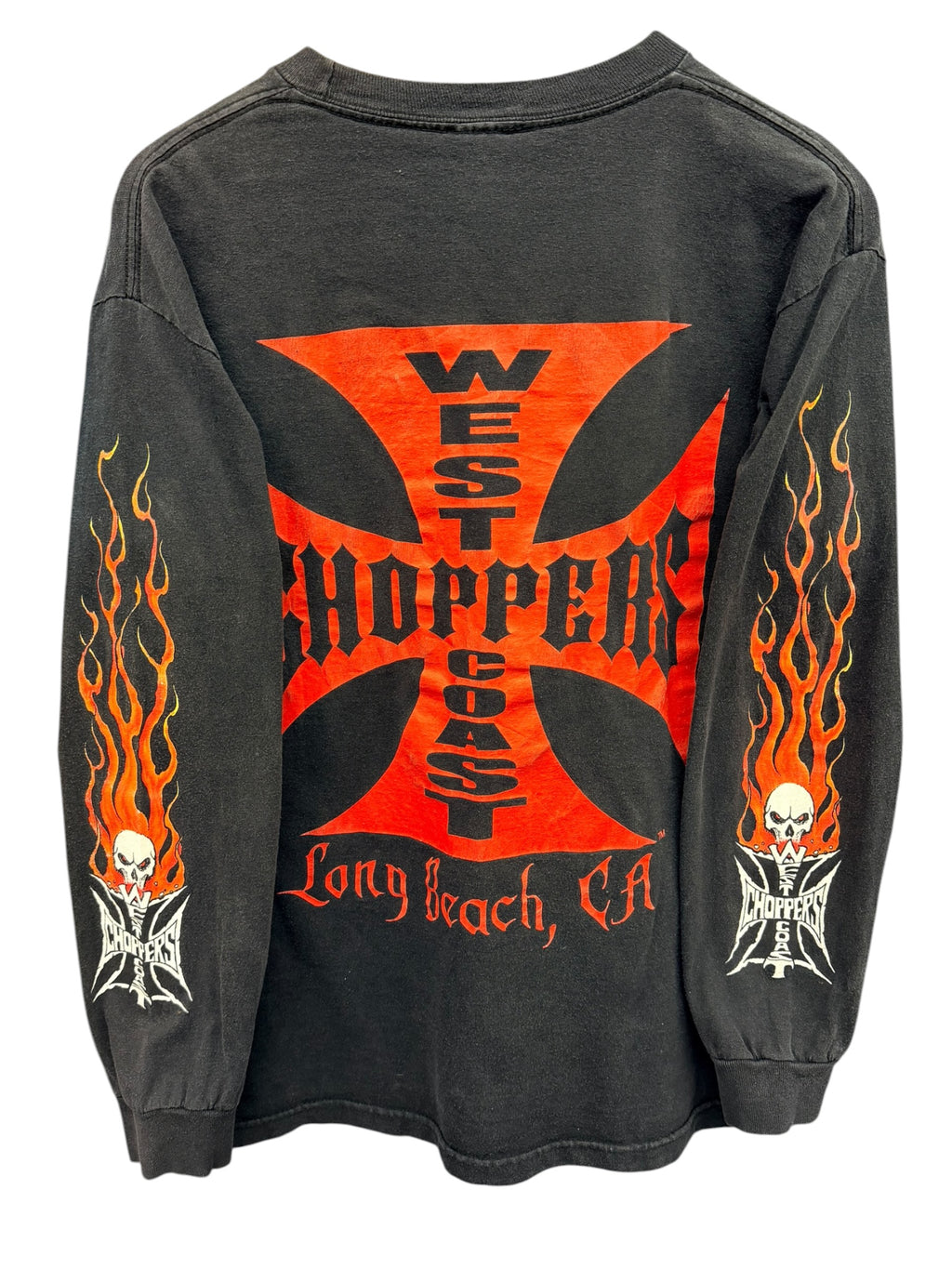 Vintage 2000s West Coast Choppers Long Sleeve Graphic Shirt Medium
