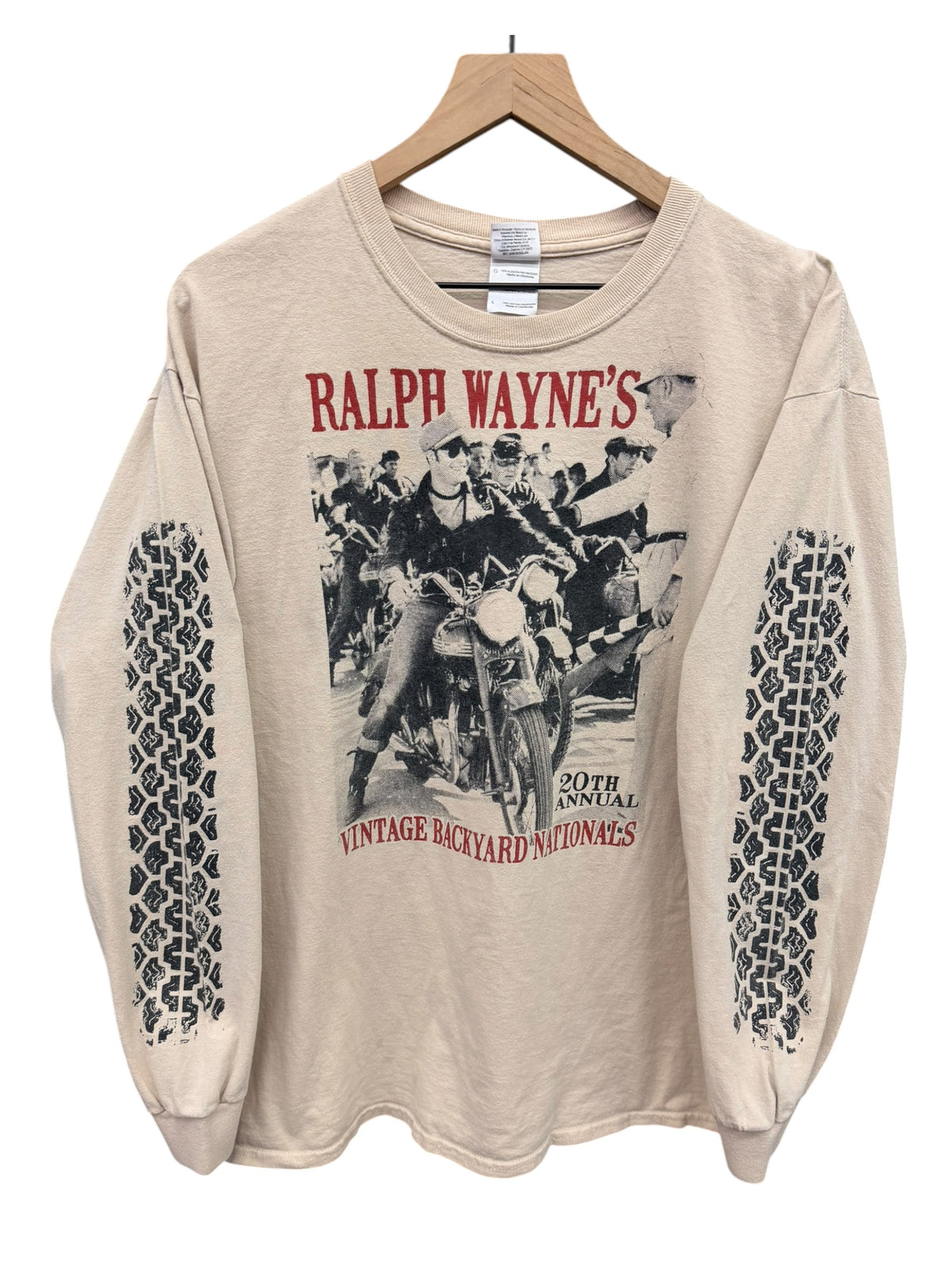 Vintage 2000s Ralph Wayne’s Motorcycle Long Sleeve Shirt Large