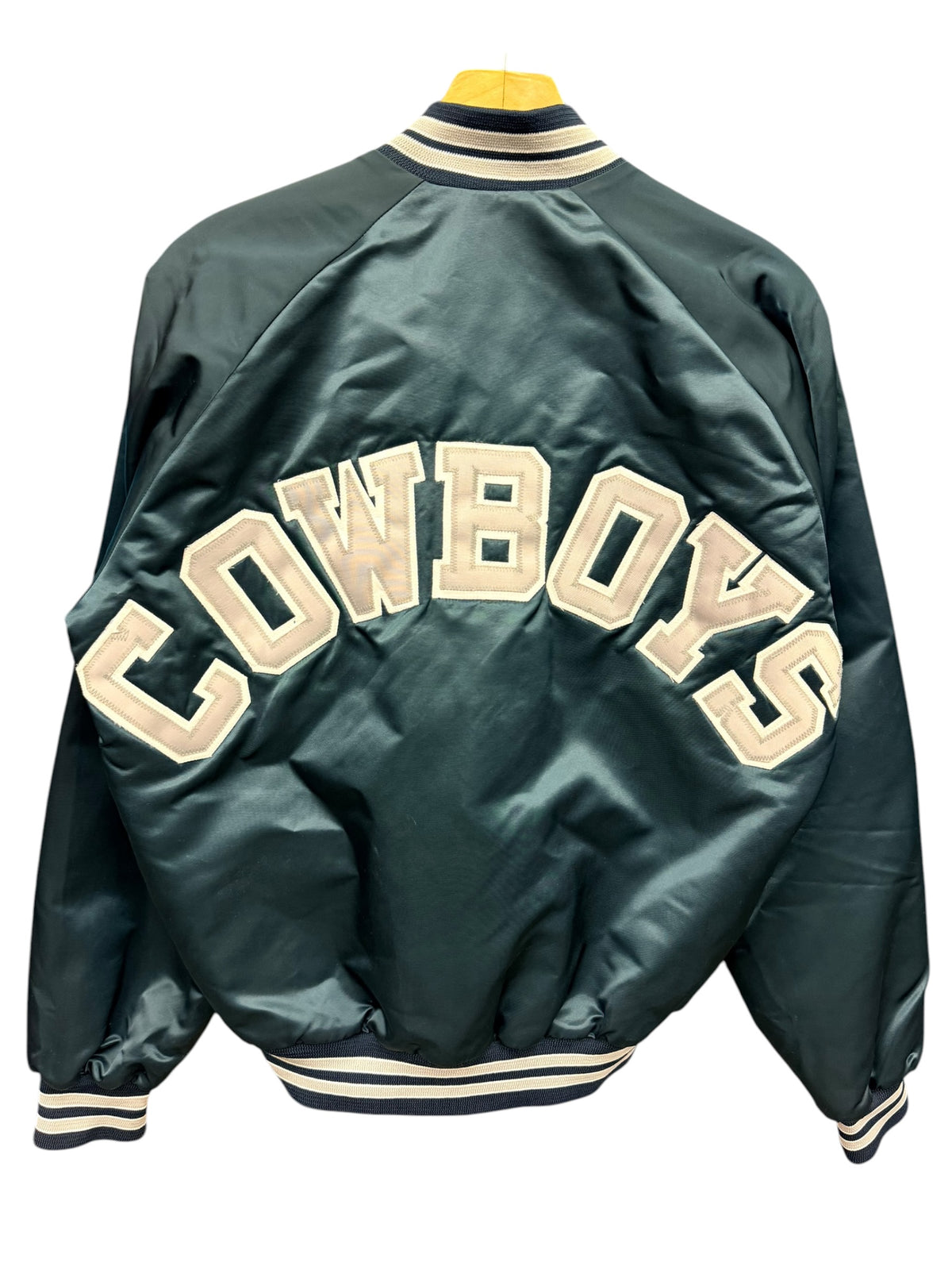 Vintage 1990s Dallas Cowboys Chalkline Satin Jacket Medium
