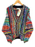 Vintage 1990s Coogi Cardigan Sweater Medium NWT