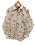 Vintage 1990s Ralph Lauren Polo Ski Long Sleeve Button Up Shirt Large