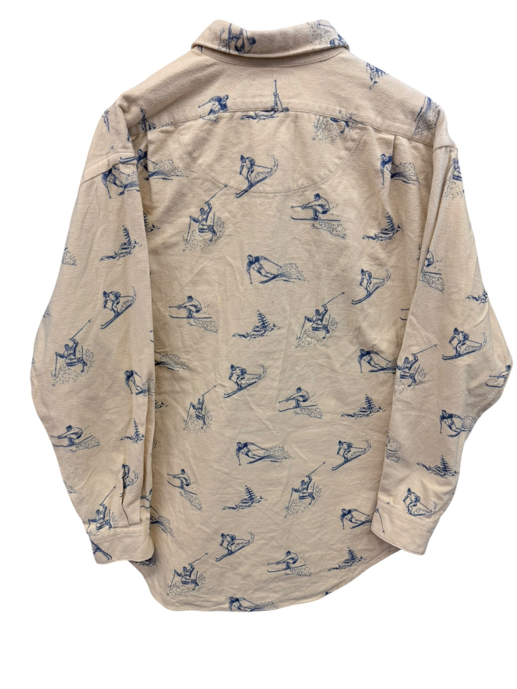 Vintage 1990s Ralph Lauren Polo Ski Long Sleeve Button Up Shirt Large