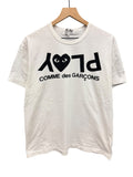 Comme De Garcons Play Inverted Text Shirt XL