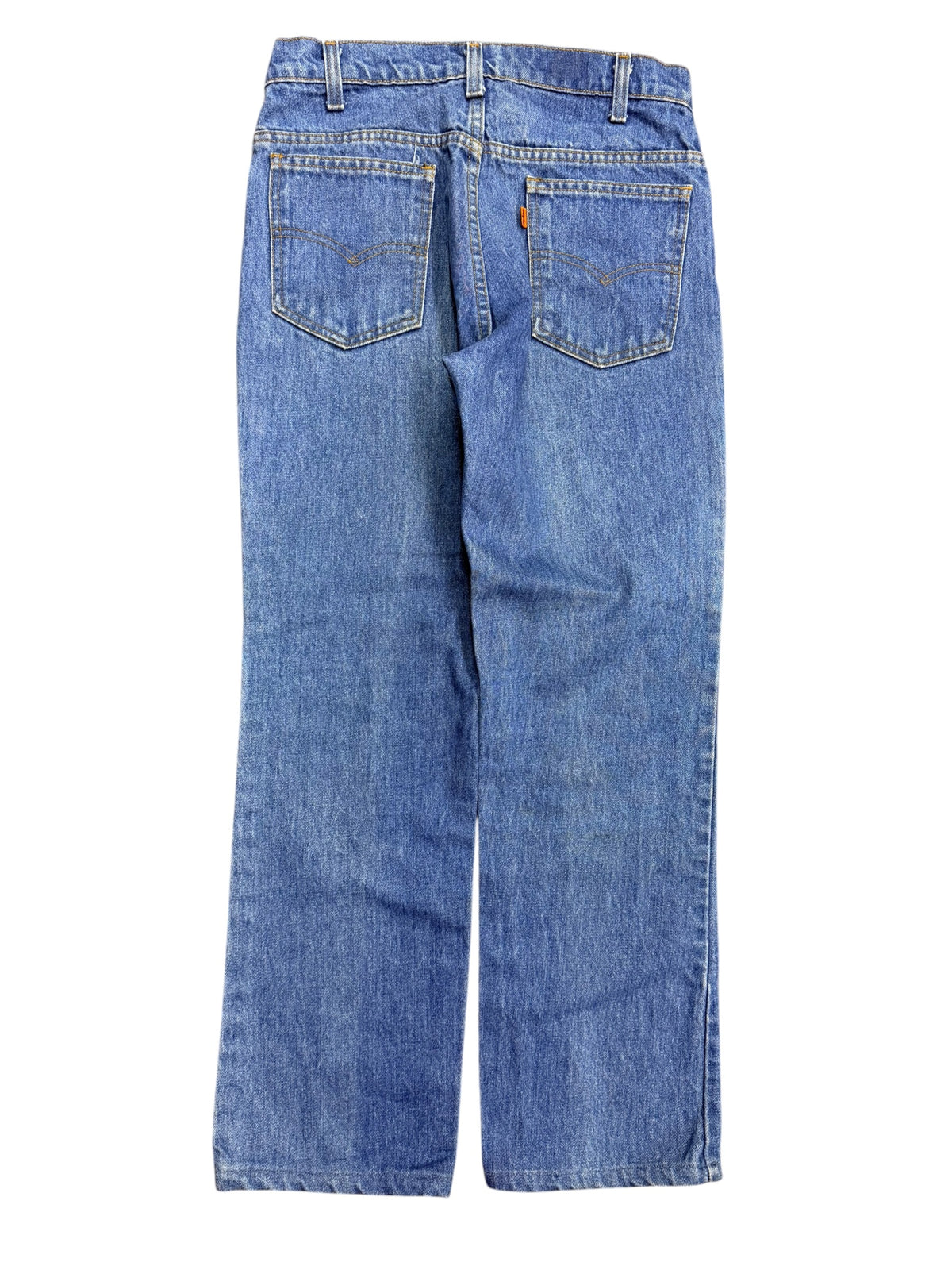 Vintage 1980s Levis Orange Tab Blue Denim Pants 30W