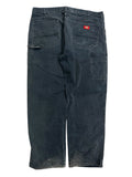 Vintage 2000s Dickies Black Carpenter Denim Pants 40W