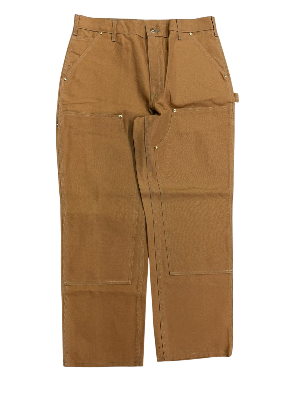 Vintage 2000s Carhartt Khaki Double Knee Pants 36W NWT