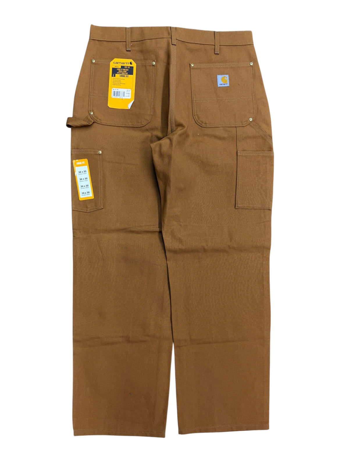 Vintage 2000s Carhartt Khaki Double Knee Pants 36W NWT