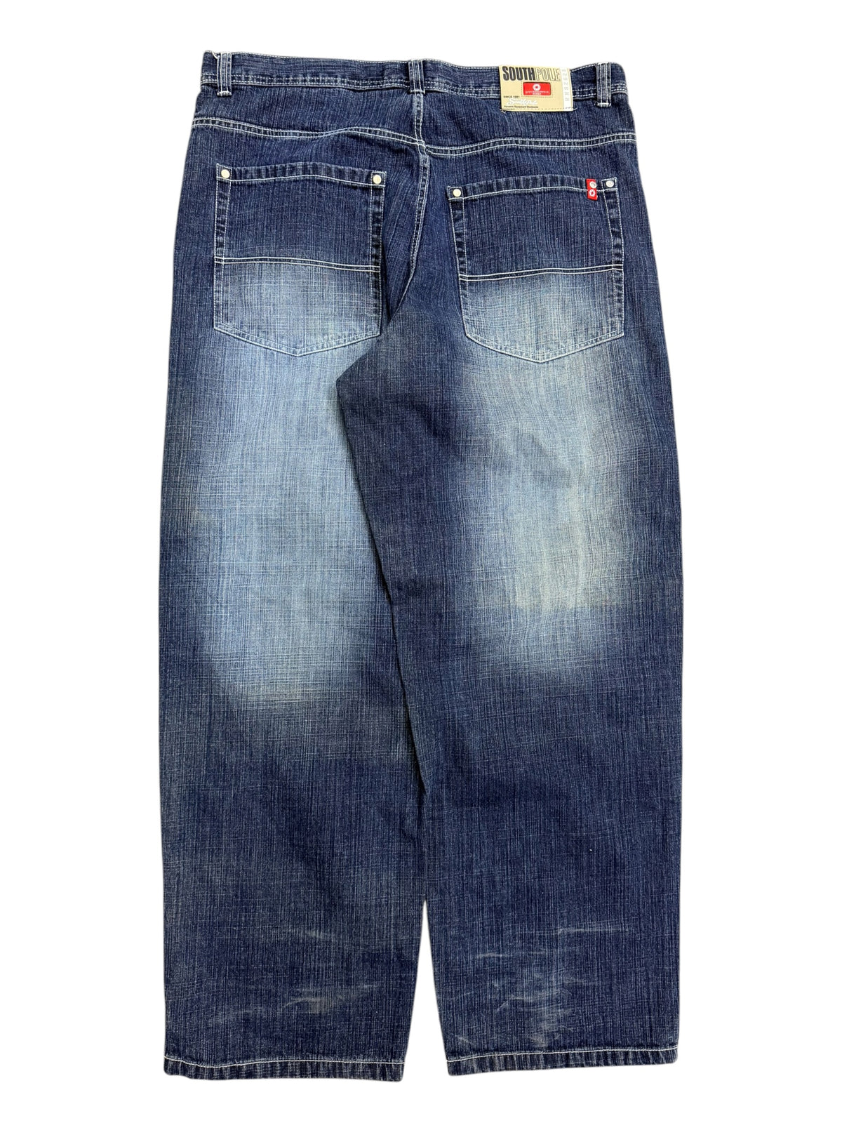 Vintage 2000s Southpole Red Tab Blue Baggy Denim Pants 40W