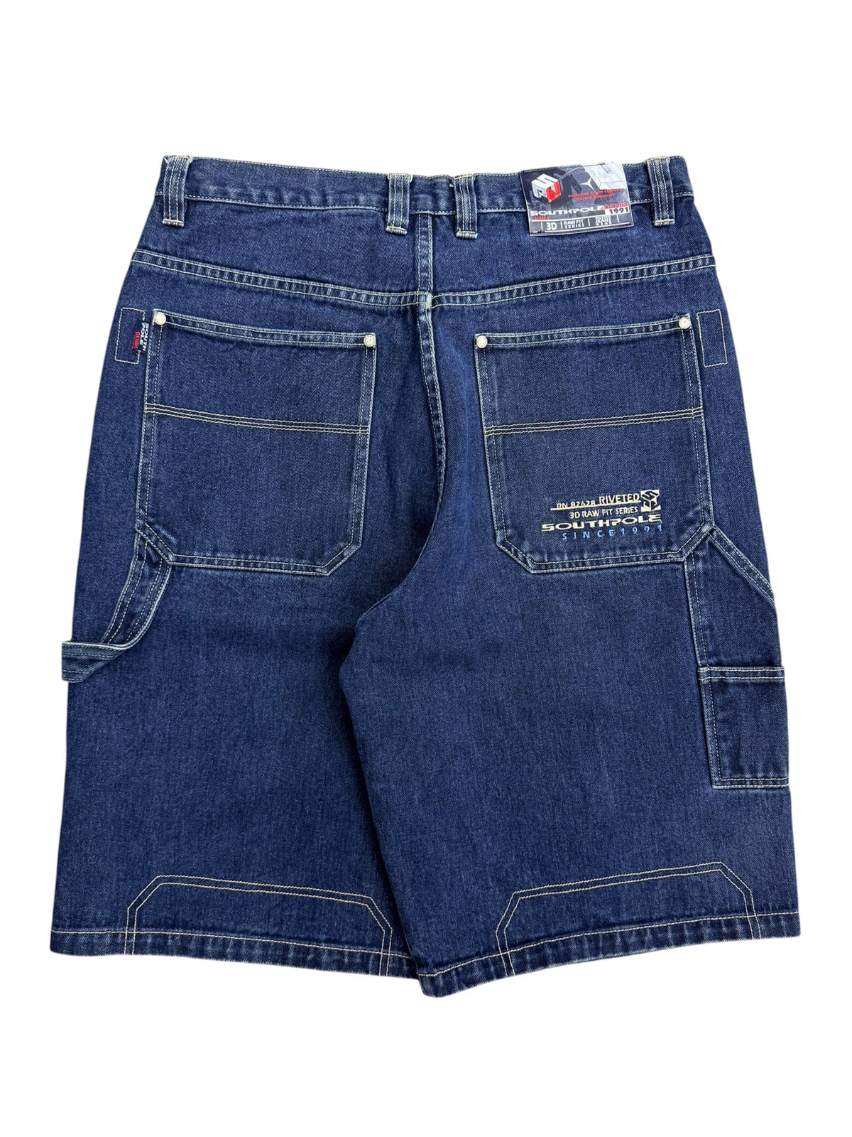 Vintage 2000s Southpole 3D Raw Fit Denim Jorts 36W