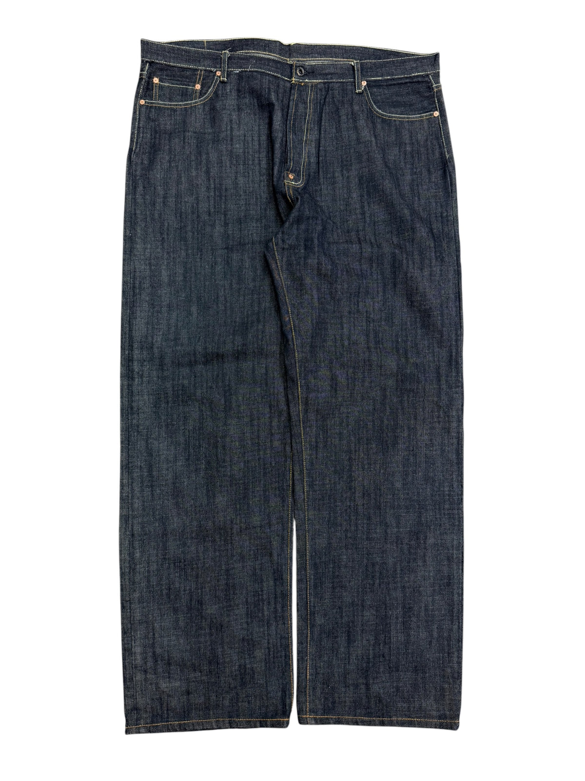 Vintage 2000s Red Monkey Jeans Selvedge Denim Pants 42x32