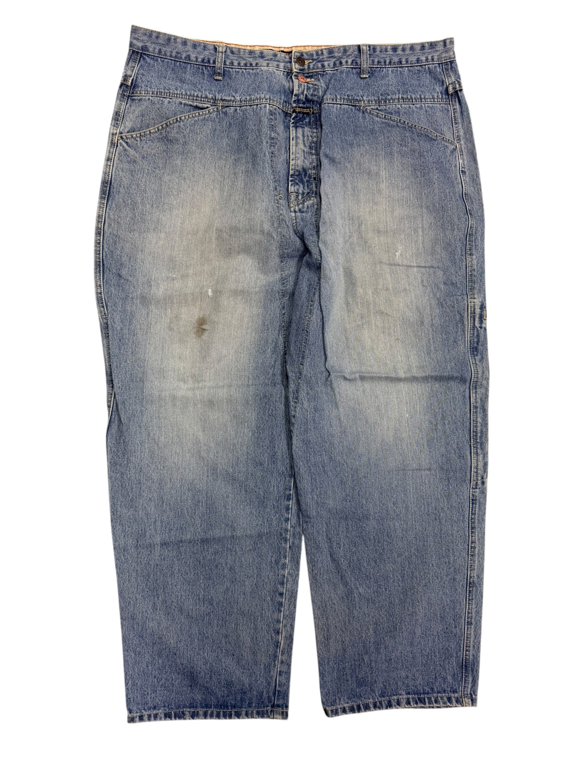 Vintage 2000s Girbaud Blue Baggy Denim Pants 44W