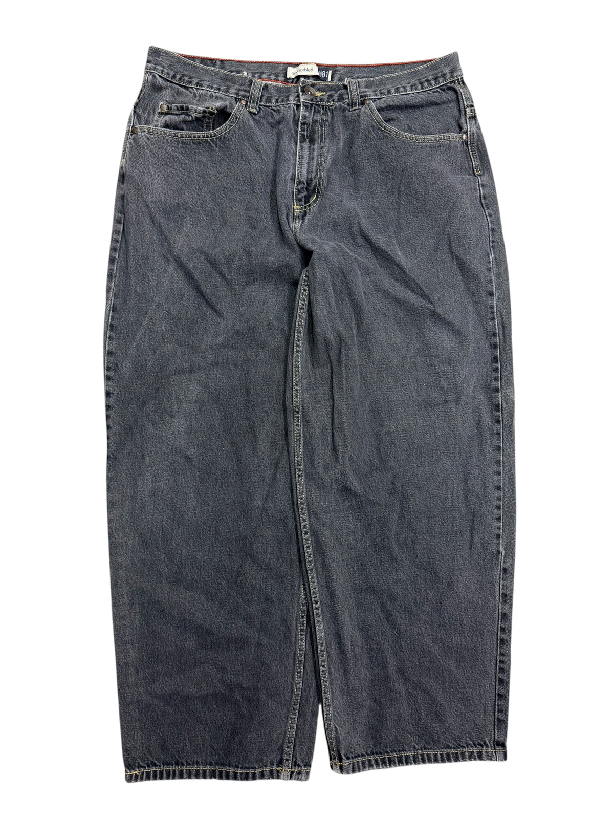 Vintage 2000s Anchor Blue Beyond Baggy Black Denim Pants 38W