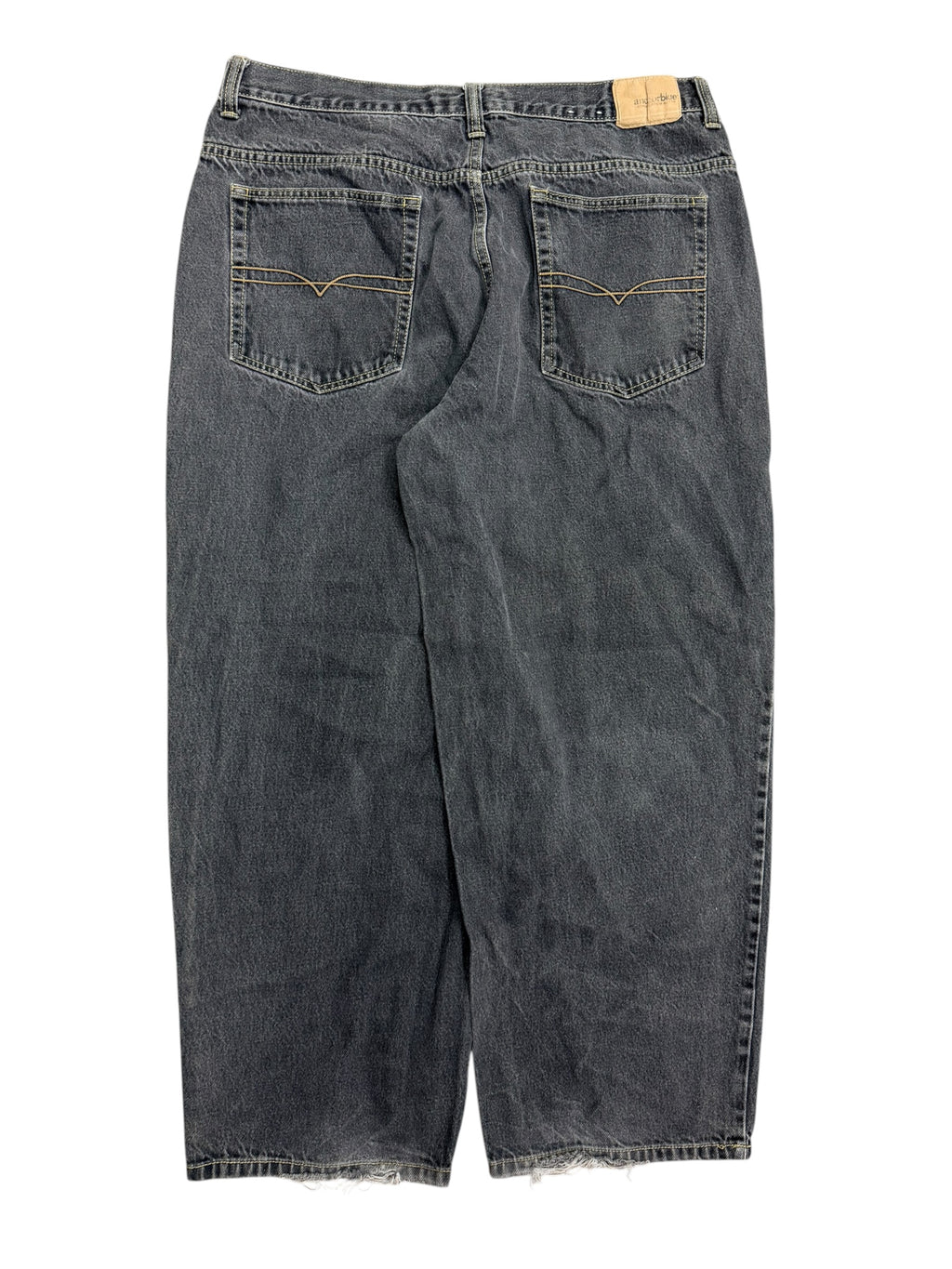 Vintage 2000s Anchor Blue Beyond Baggy Black Denim Pants 38W