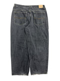Vintage 2000s Anchor Blue Beyond Baggy Black Denim Pants 38W