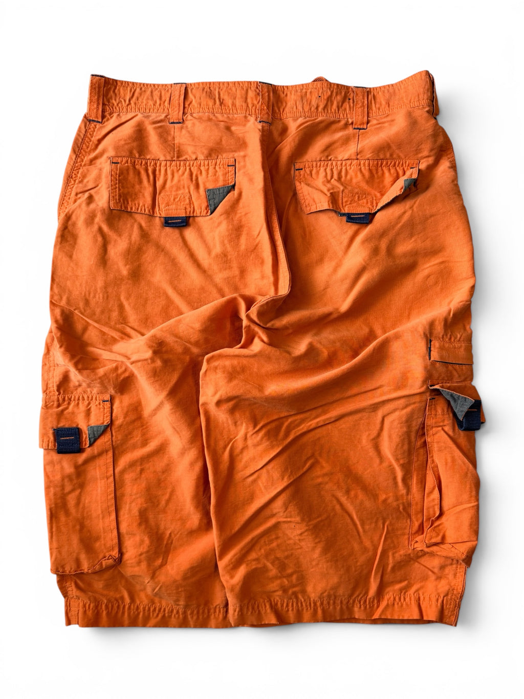 Vintage 2000s No Boundaries Baggy Orange Cargo Shorts 32W