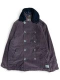 Stussy Double Breasted Pea Coat Jacket Medium