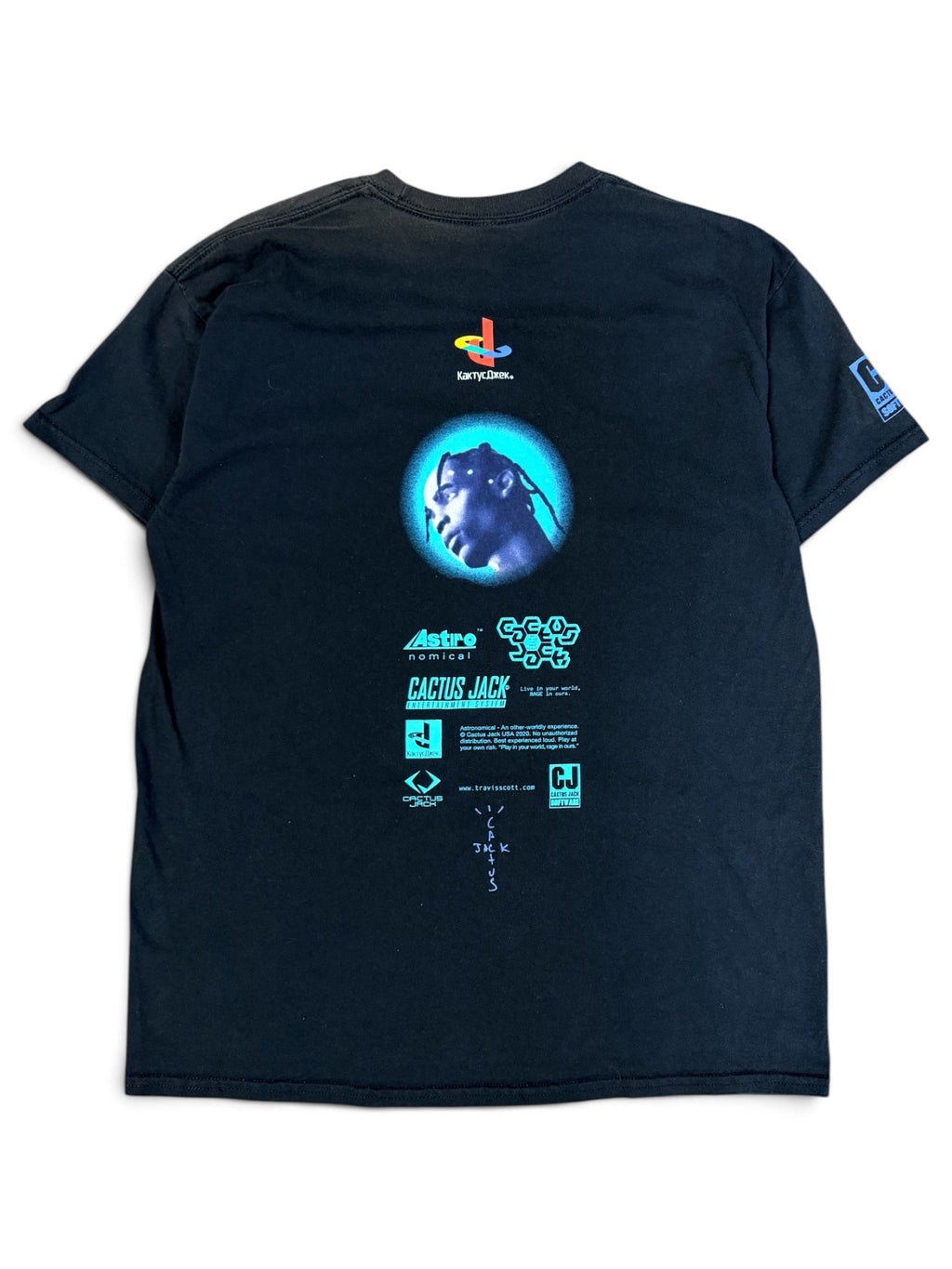 Travis Scott Cactus Jack Fortnite Graphic Shirt Small