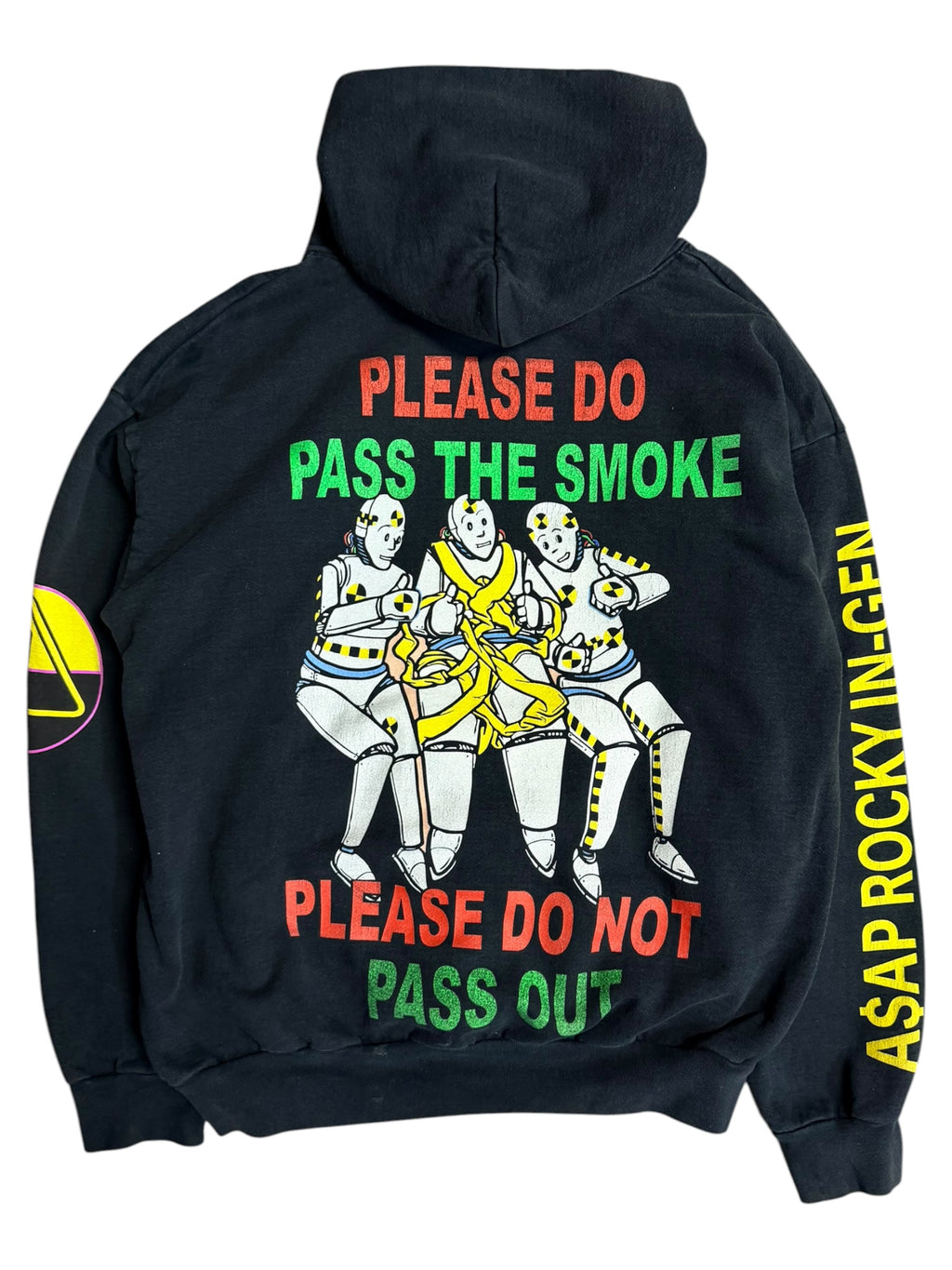 A$AP Rocky Testing Pass The Smoke Hoodie Sweater XL