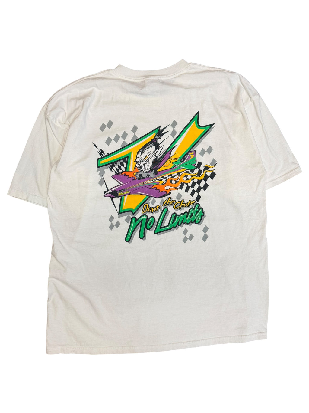 Vintage 1990s Voodoo Air Racing Graphic Shirt XL