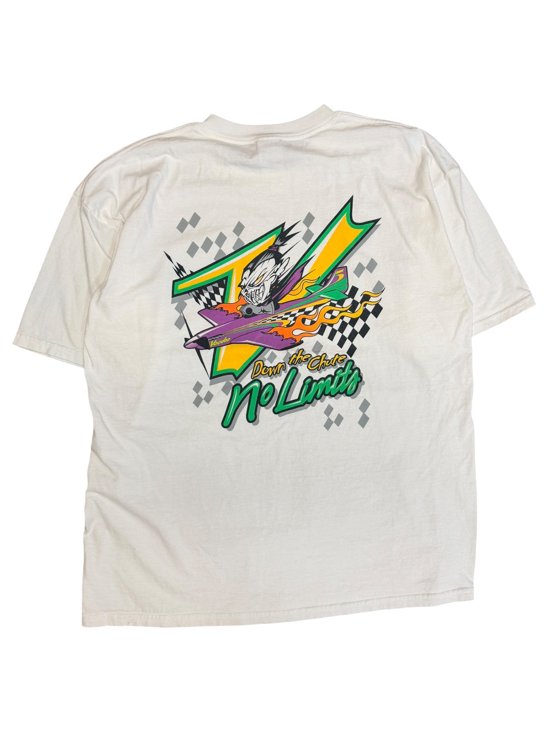 Vintage 1990s Voodoo Air Racing Graphic Shirt XL