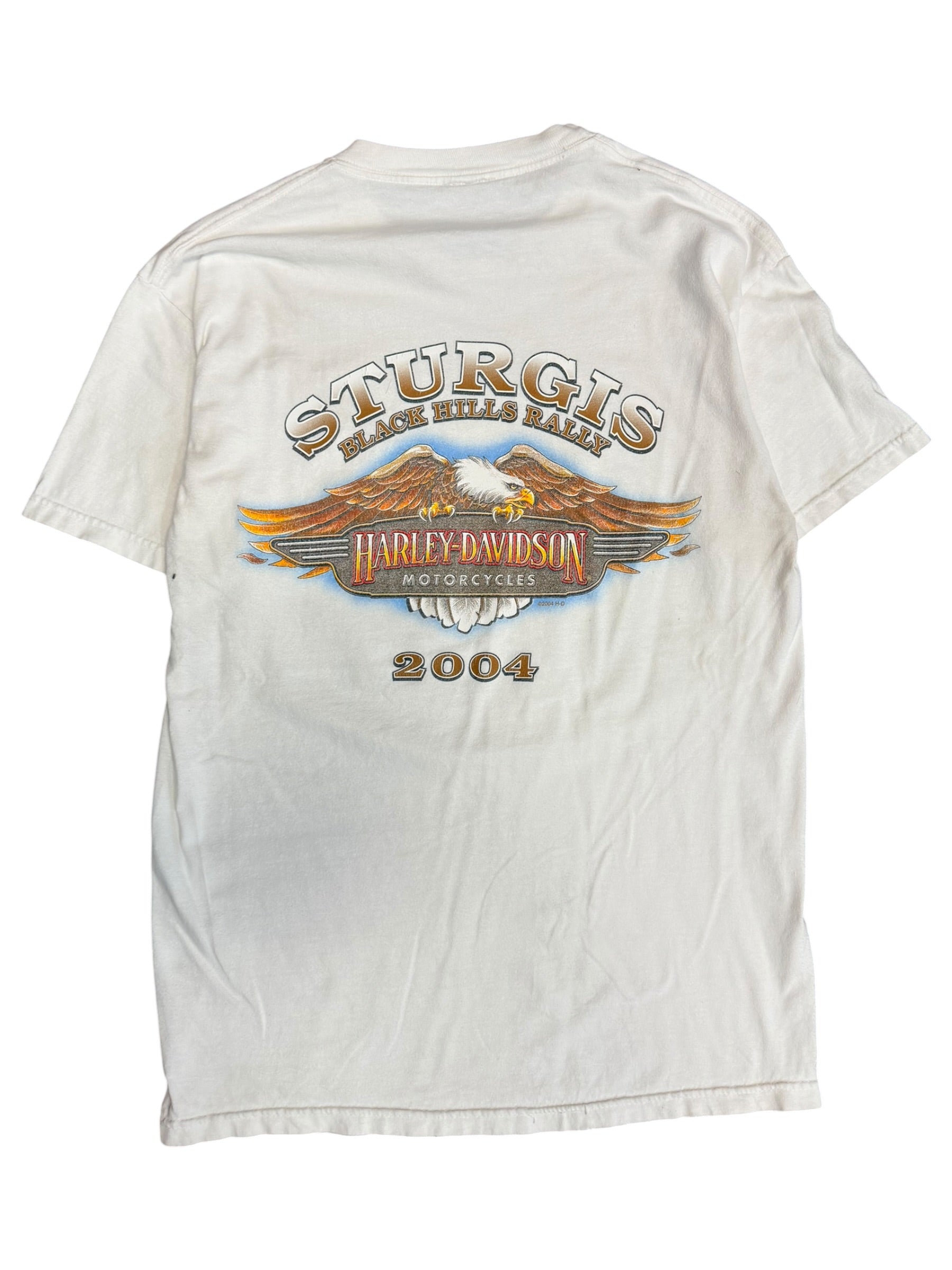 Vintage 2000s Harley Davidson Eagle Shirt Medium