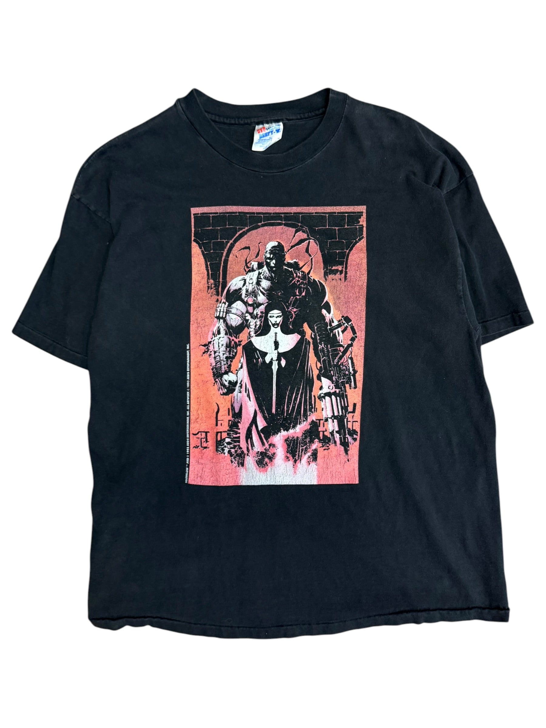 Vintage 1990s Deathblow Comic Graphic Shirt XL