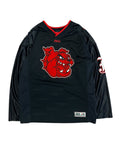 Vintage 2000s Jnco Bulldog Long Sleeve Jersey Medium