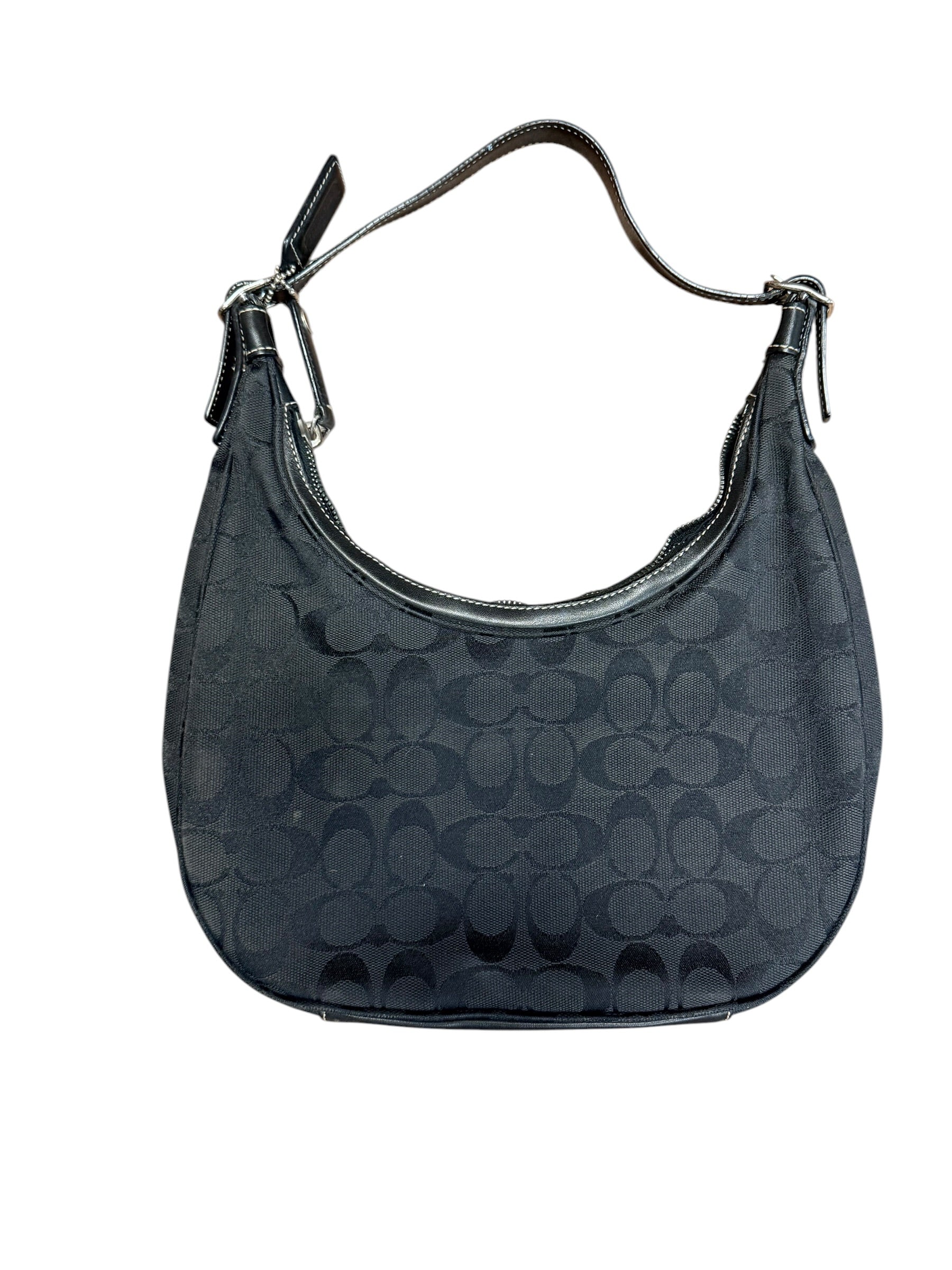2000s Coach Black Hand Shoulder Purse