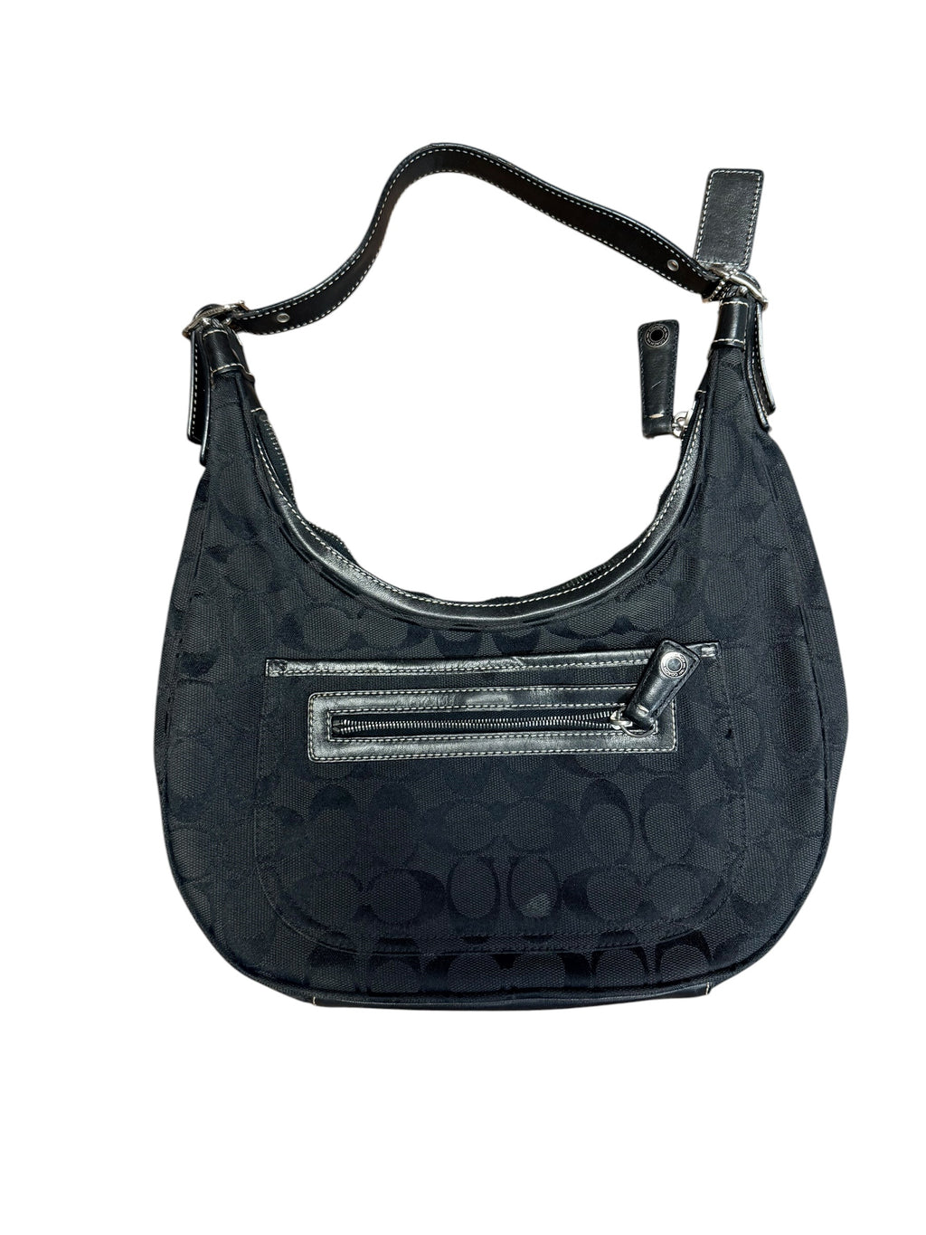 2000s Coach Black Hand Shoulder Purse