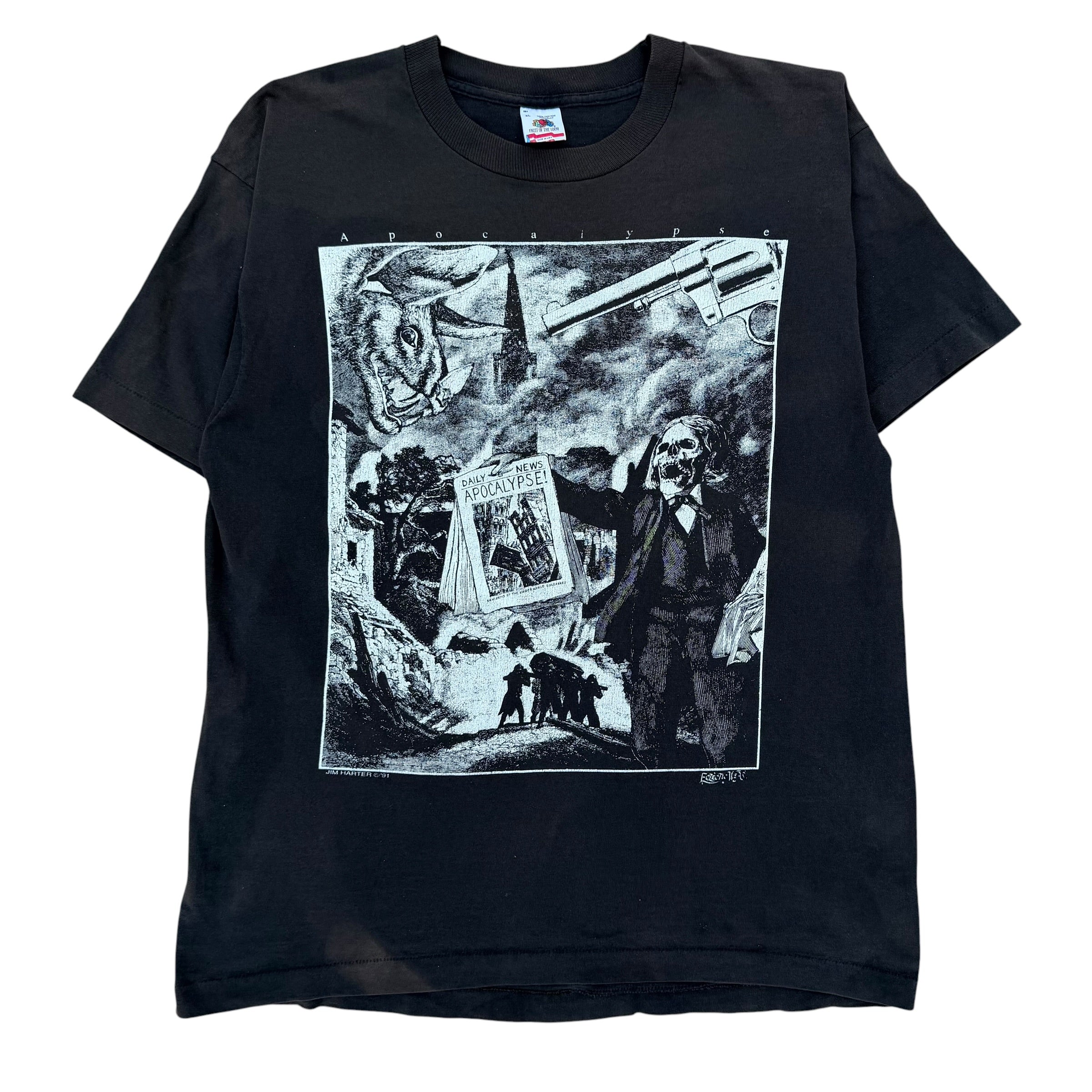 Vintage 1990s Jesus Apocalypse Bible Shirt XL