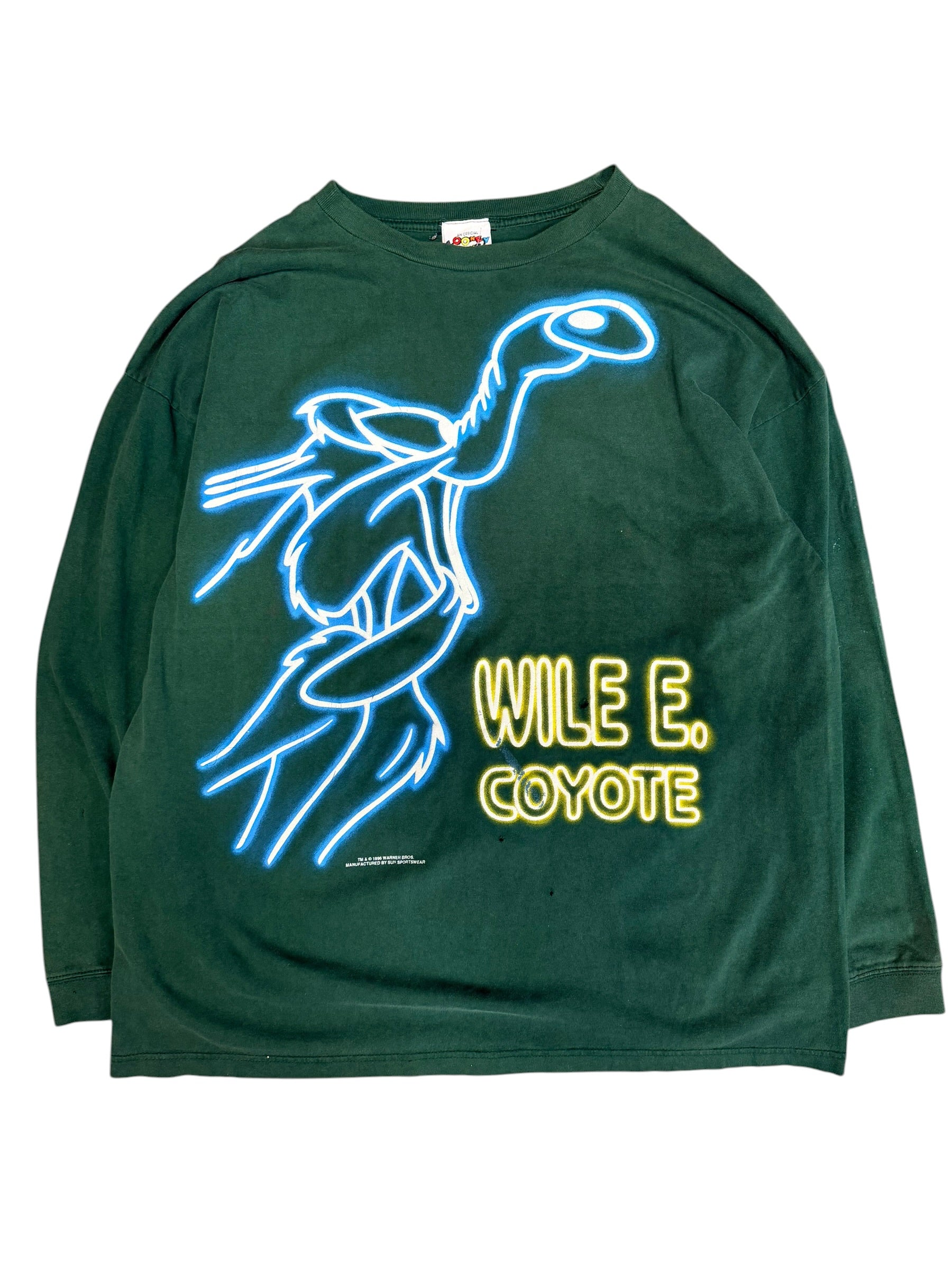 Vintage 1990s Wile E Coyote Graphic Shirt XL