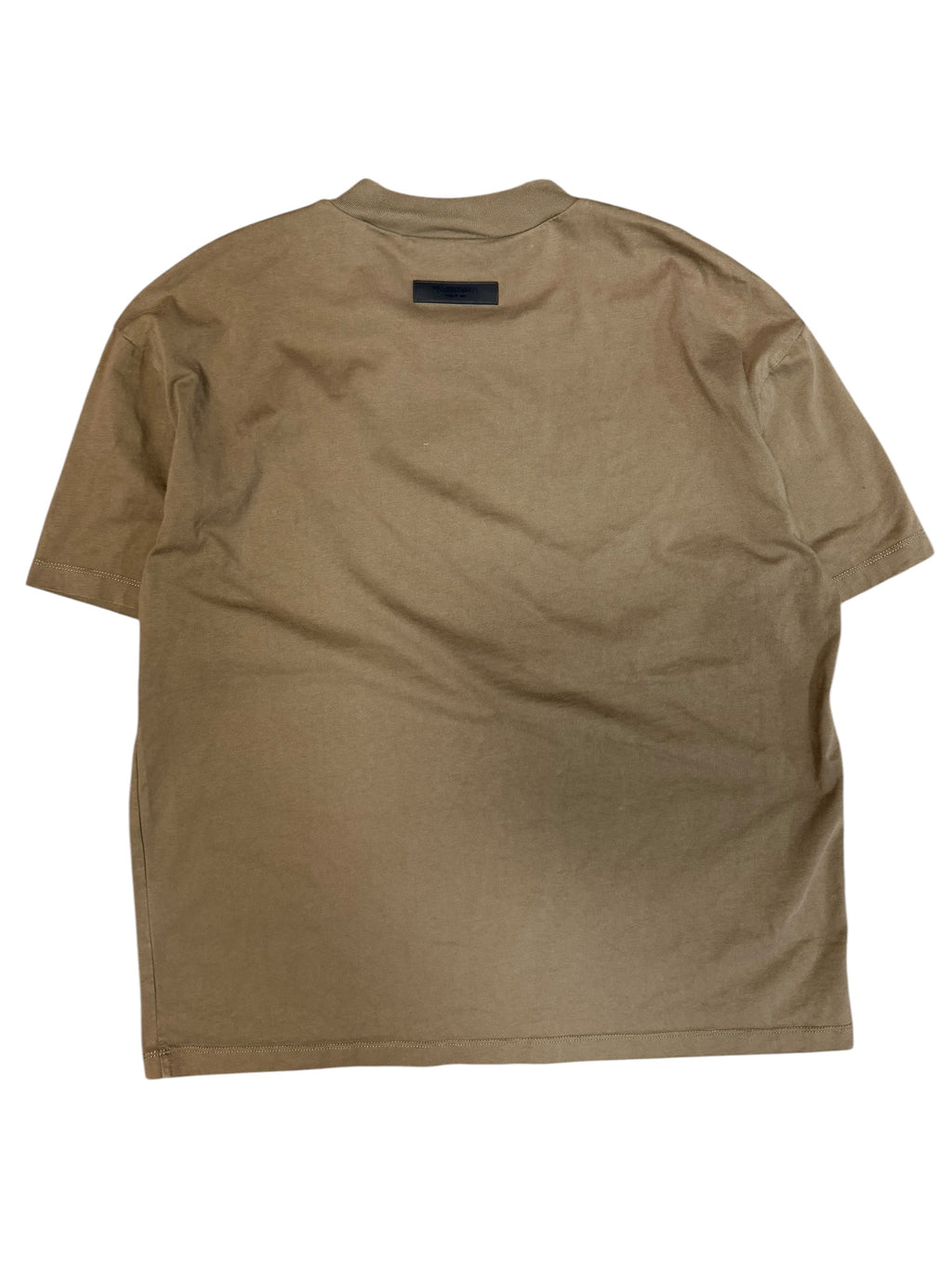 Essentials Tan Beige Spellout Shirt Medium