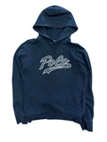 Vintage 2000s Polo Script Black Hoodie Sweater Small
