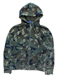 Vintage 2000s Polo Camo Full Zip Up Hoodie Sweater Large