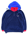 Vintage 1990z Polo Sport Fleece Quarter Zip Hooded Sweater M/L