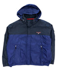 Vintage 1990s Polo Sport Zip Up Navy Black Jacket 2XL