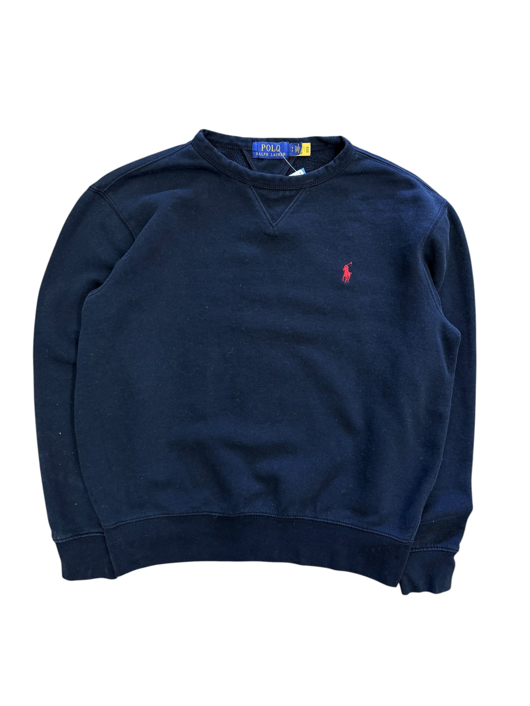 Vintage 2000s Polo Black Crewneck Sweater Small