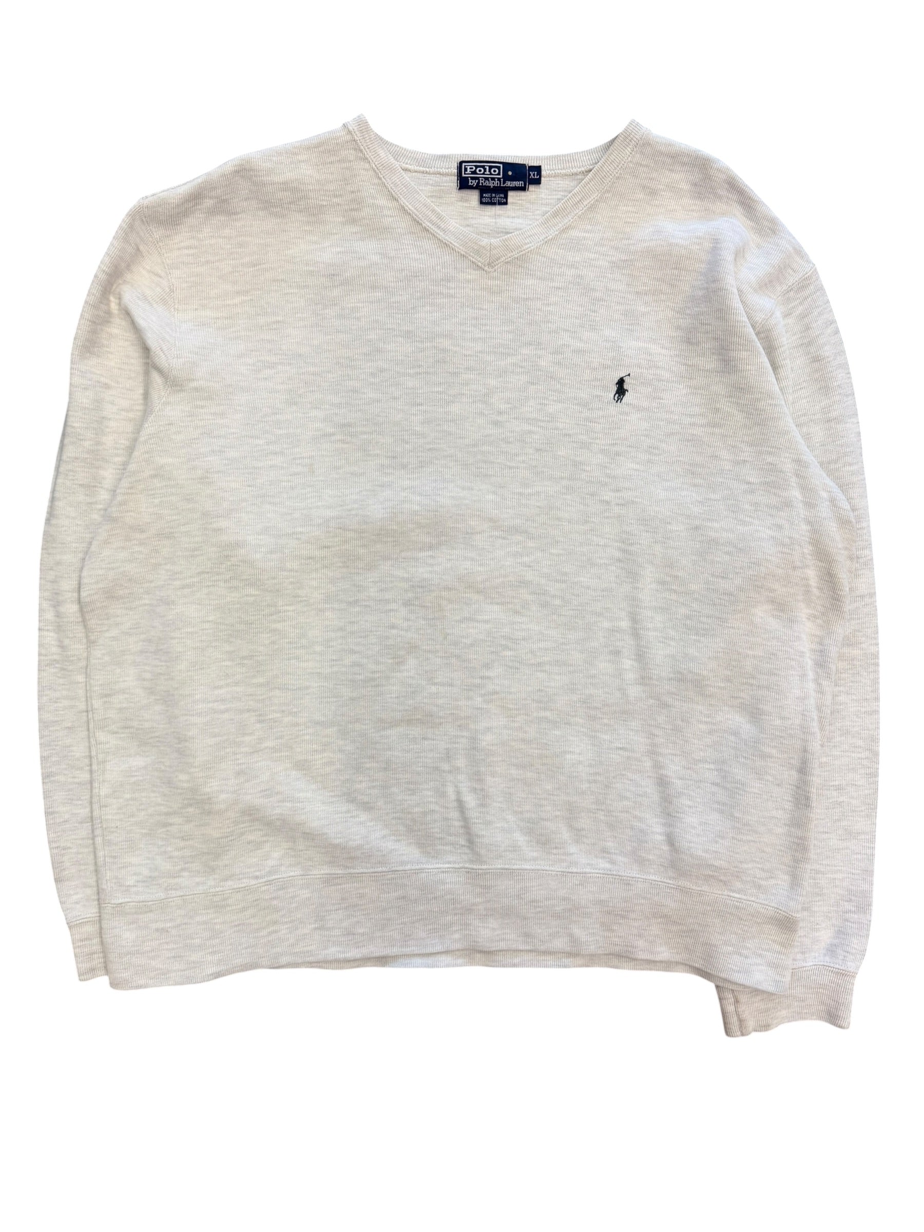 Vintage 2000s Polo Gray Crewneck Sweater XL