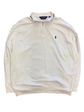 Vintage Polo Golf White Quarter Zip Sweater 2XL