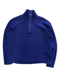 Vintage 2000s Polo Navy Quarter Zip Sweater Large