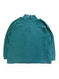 Vintage 2000s Polo Green Quarter Zip Sweater 3XLT