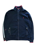 Vintage 2000s Polo Black Full Zip Up Sweater XL