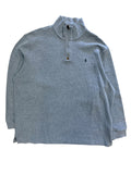 Vintage 2000s Polo Gray Quarter Zip Sweater 2XL