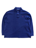 Vintage 2000s Polo Quarter Zip Navy Sweater 2XL