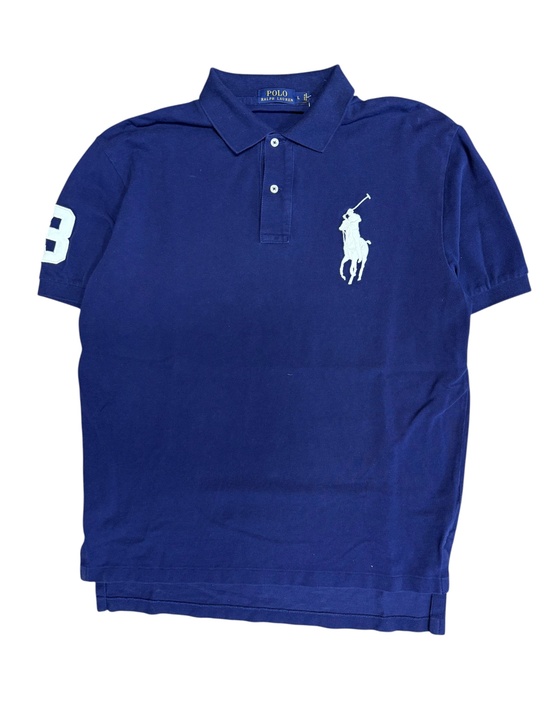 Vintage 2000s Blue Big Pony Polo Shirt  Large